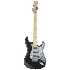 Електрогітара, форма: Stratocaster Stagg S350-MBK, image 